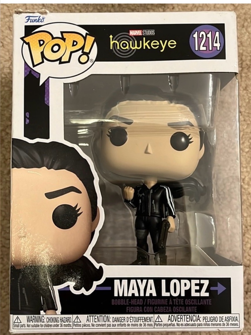 Funko Pop Marvel Hawkeye Maya Lopez #1214 Vinyl Bobble-Head NIB